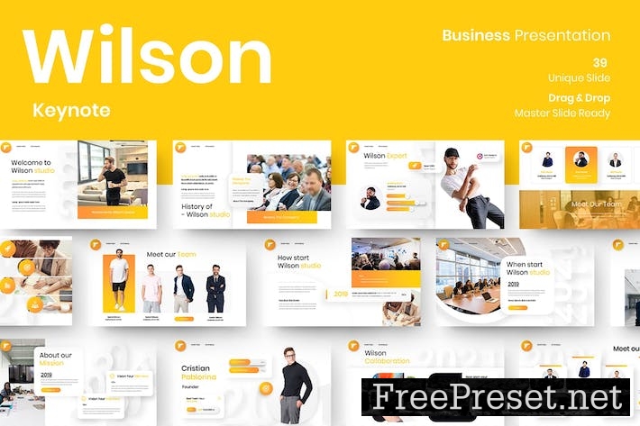 Wilson – Business Keynote Template TR57EUG