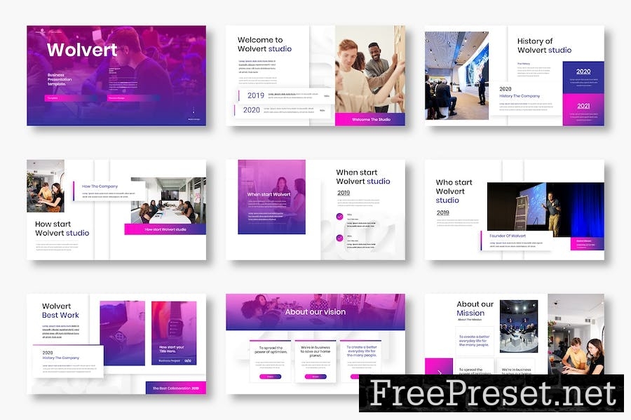 Wolvert – Business Keynote Template UD2V7BY