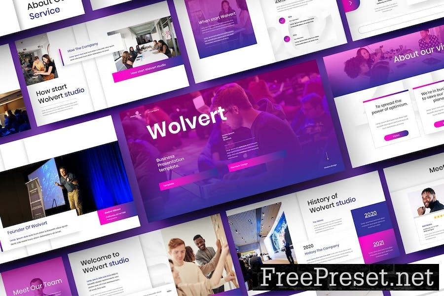 Wolvert – Business Keynote Template UD2V7BY