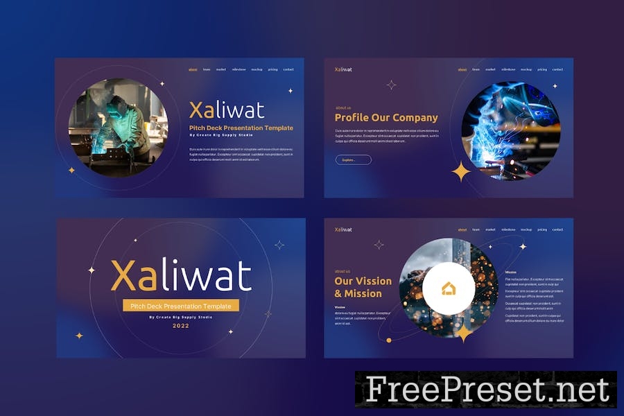 Xaliwat Keynote Pitch Deck Presentation Template X5KR9LV