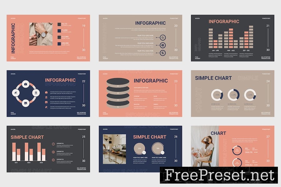 Xavera - Multi Purposes Google Slides Template DPN39TK