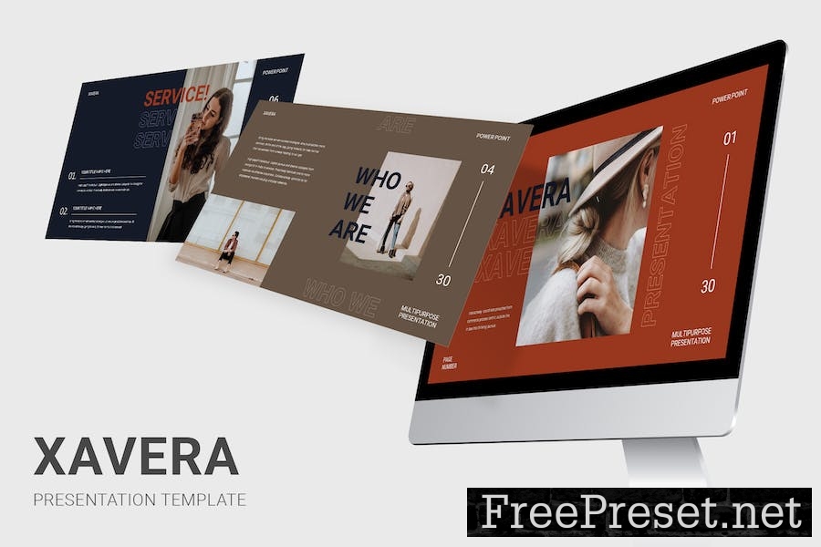 Xavera - Multi Purposes Google Slides Template DPN39TK