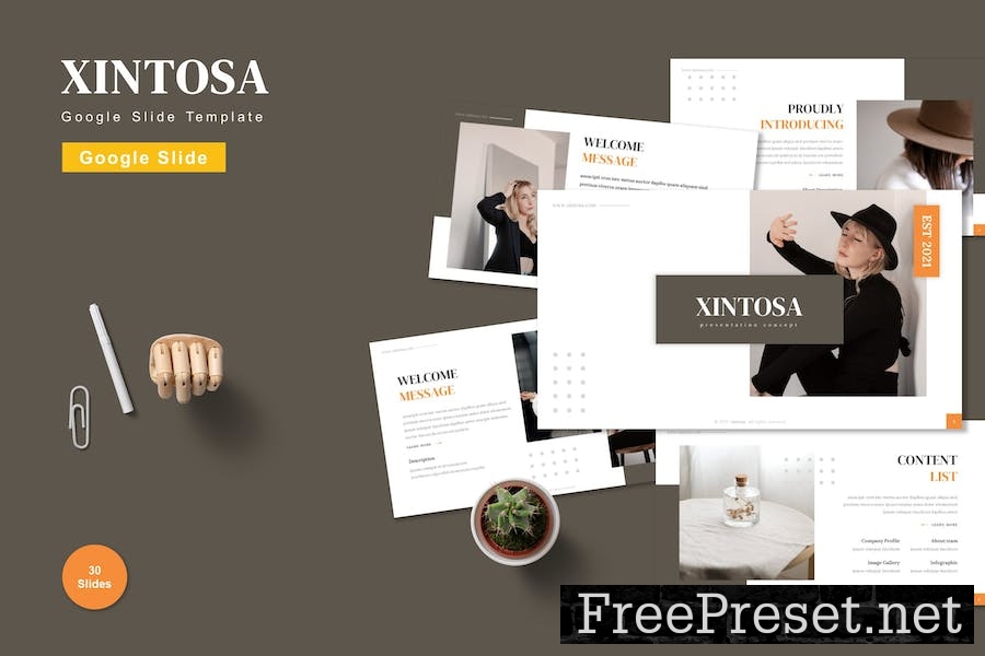 Xintosa - Google Slide Template TXW3GF5