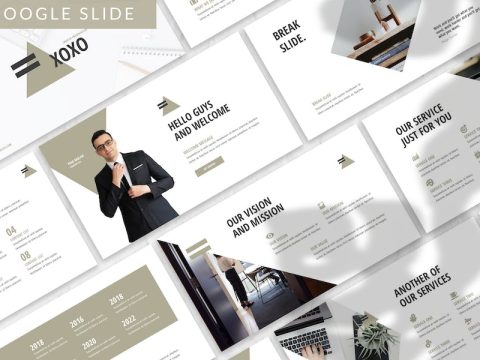 Xoxo - Business Google Slide Template 7UGQWE8