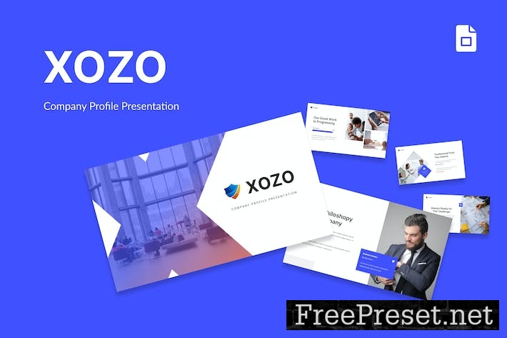 Xozo - Company Profile Presentation Google Slides RUYF4TP