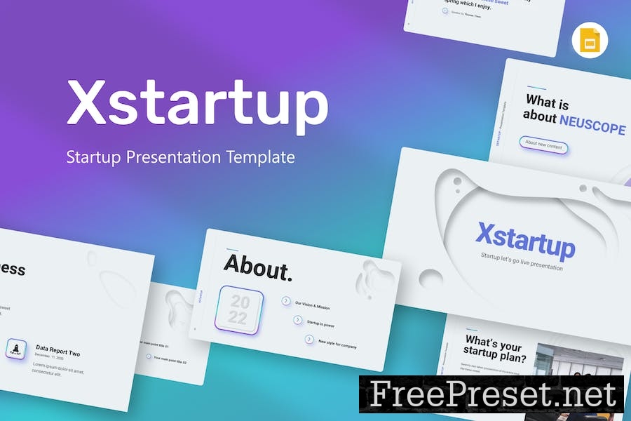 Xstartup Startup Google Slides Template ZN9Y3Y8