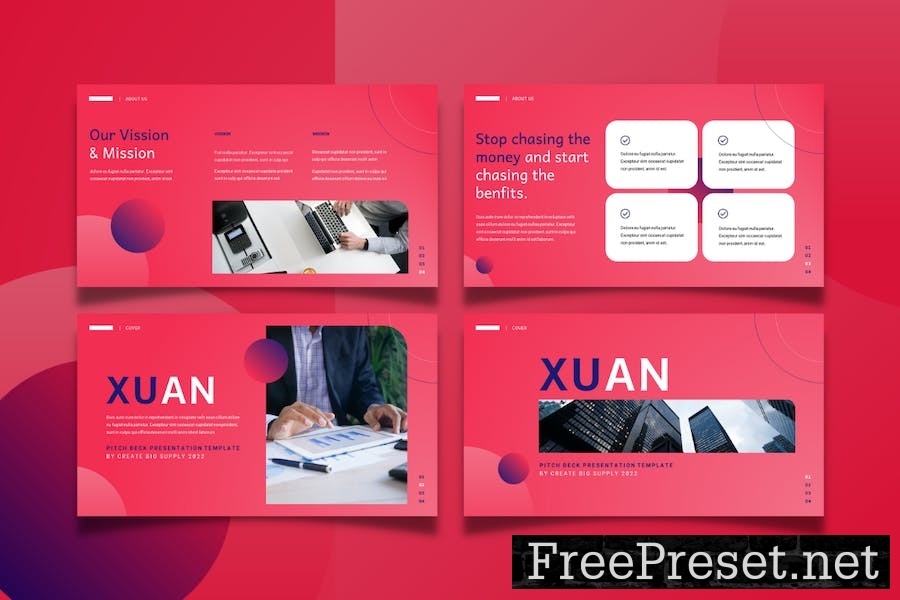 Xuan Pitch Deck Google Slide Template Presentation 43XAPSN