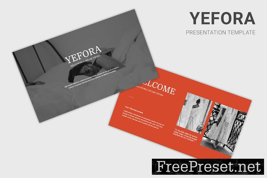 Yefora - Multi Purposes Google Slides Template UUT3ARH