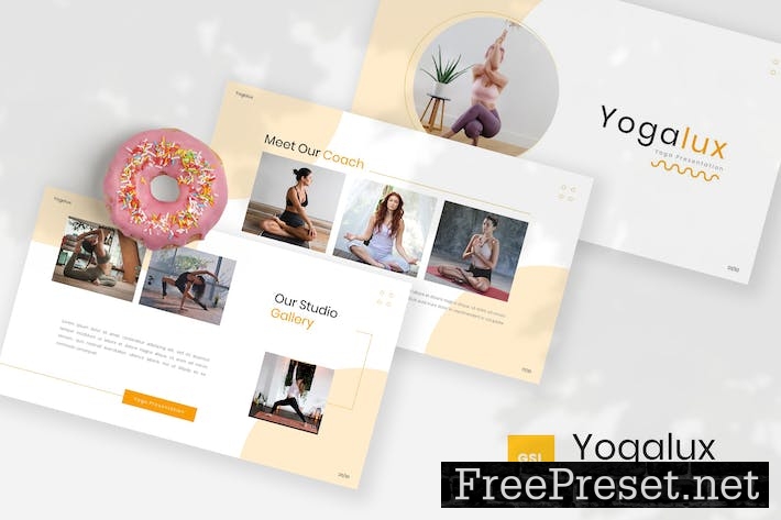 Yogalux - Yoga Google Slides Template DAJ4HLV