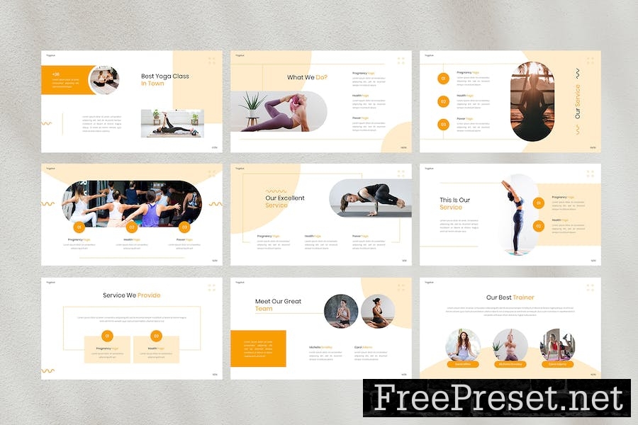 Yogalux - Yoga Powerpoint Template AV2WKRN