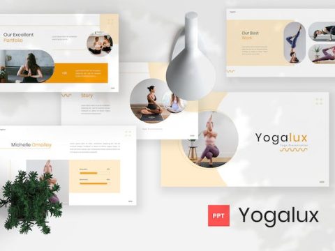 Yogalux - Yoga Powerpoint Template AV2WKRN