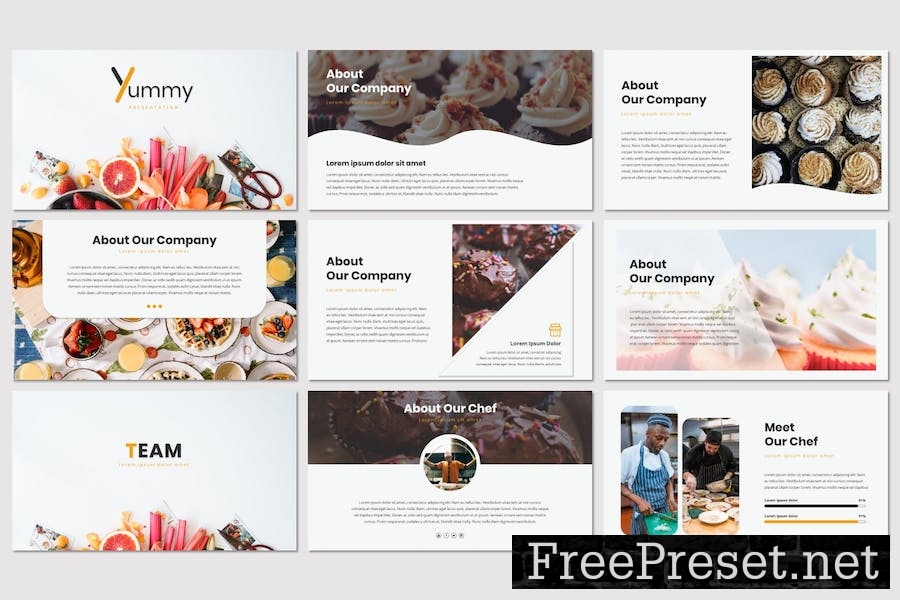 Yummy - Keynote Template 6WDP2B