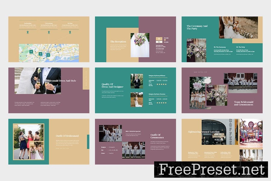 YX8FBY9Anyma : Wedding Content Google Slides Template HB46NJB