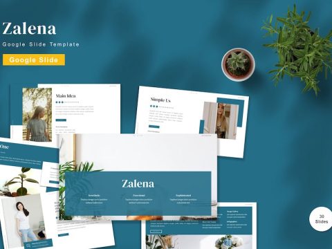 Zalena - Google Slide Template FM9W5HM