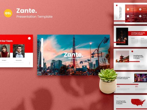 Zante - Japan Travel Google Slides Template T9N3G2B