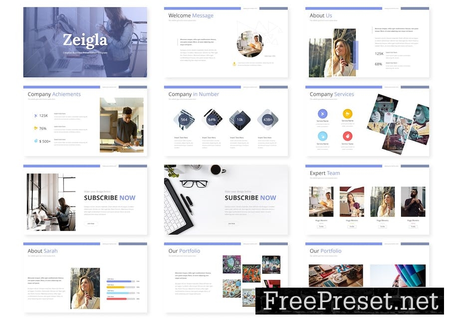 Zeigla - Keynote Template 9K8KFF