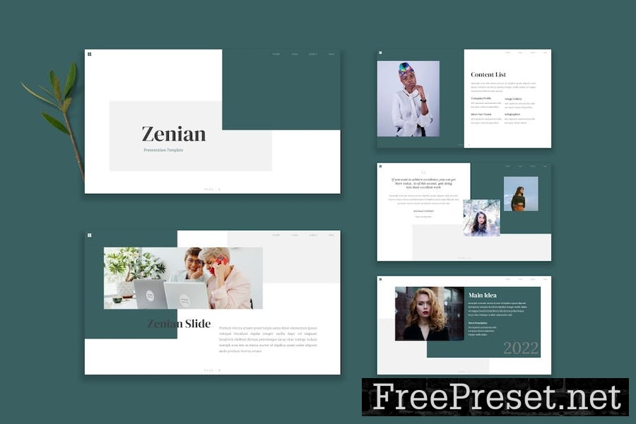 Zenian - Google Slide Template EDMTQXF