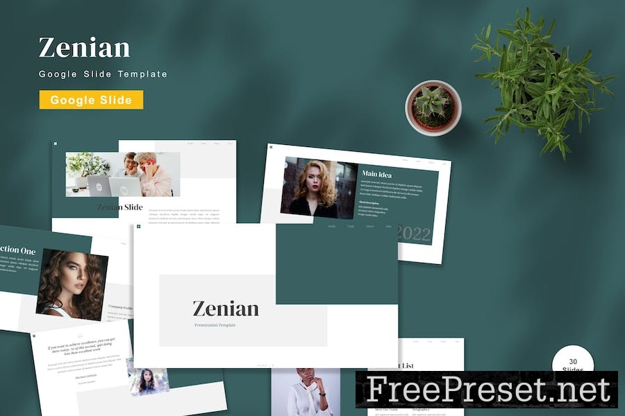 Zenian - Google Slide Template EDMTQXF