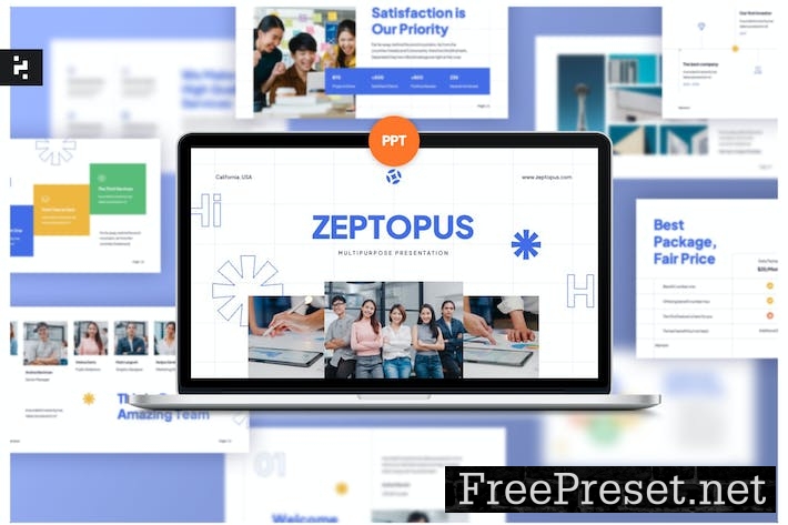 Zeptopus - Multipurpose PPT Presentation Template 7SW3CFN