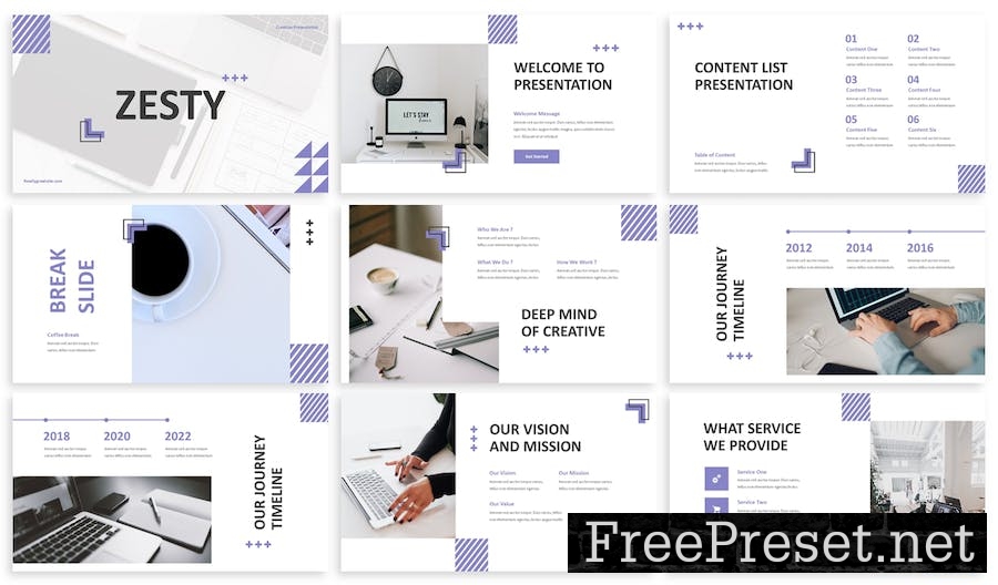 Zesty - Business Powerpoint Template A6WRYPT