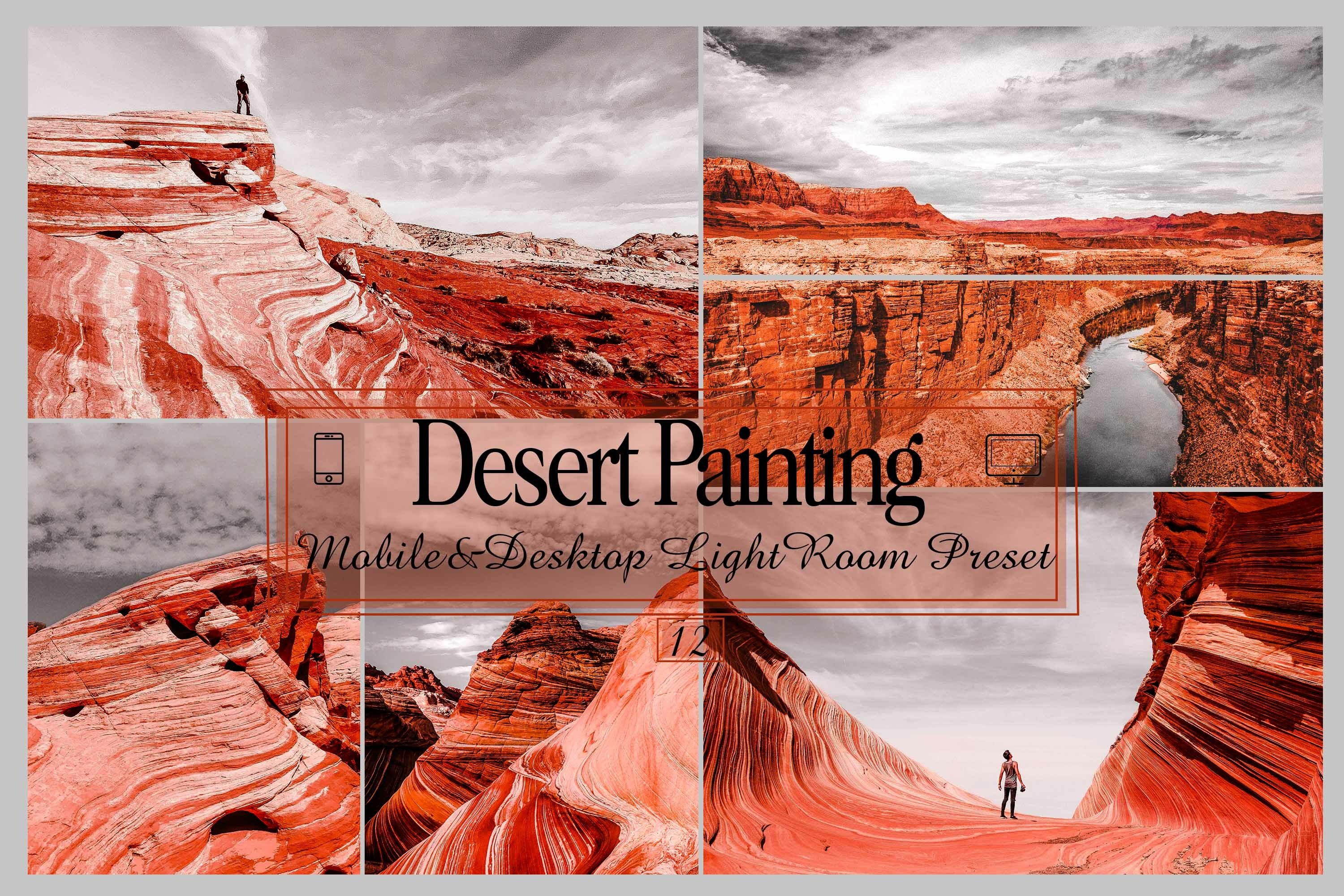 12 Desert Painting Mobile & Desktop Lightroom Presets