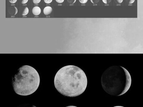 15 Moon Photoshop Stamp Brushes