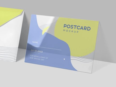 7x5 Acrylic Card Plate Mockups 7438571