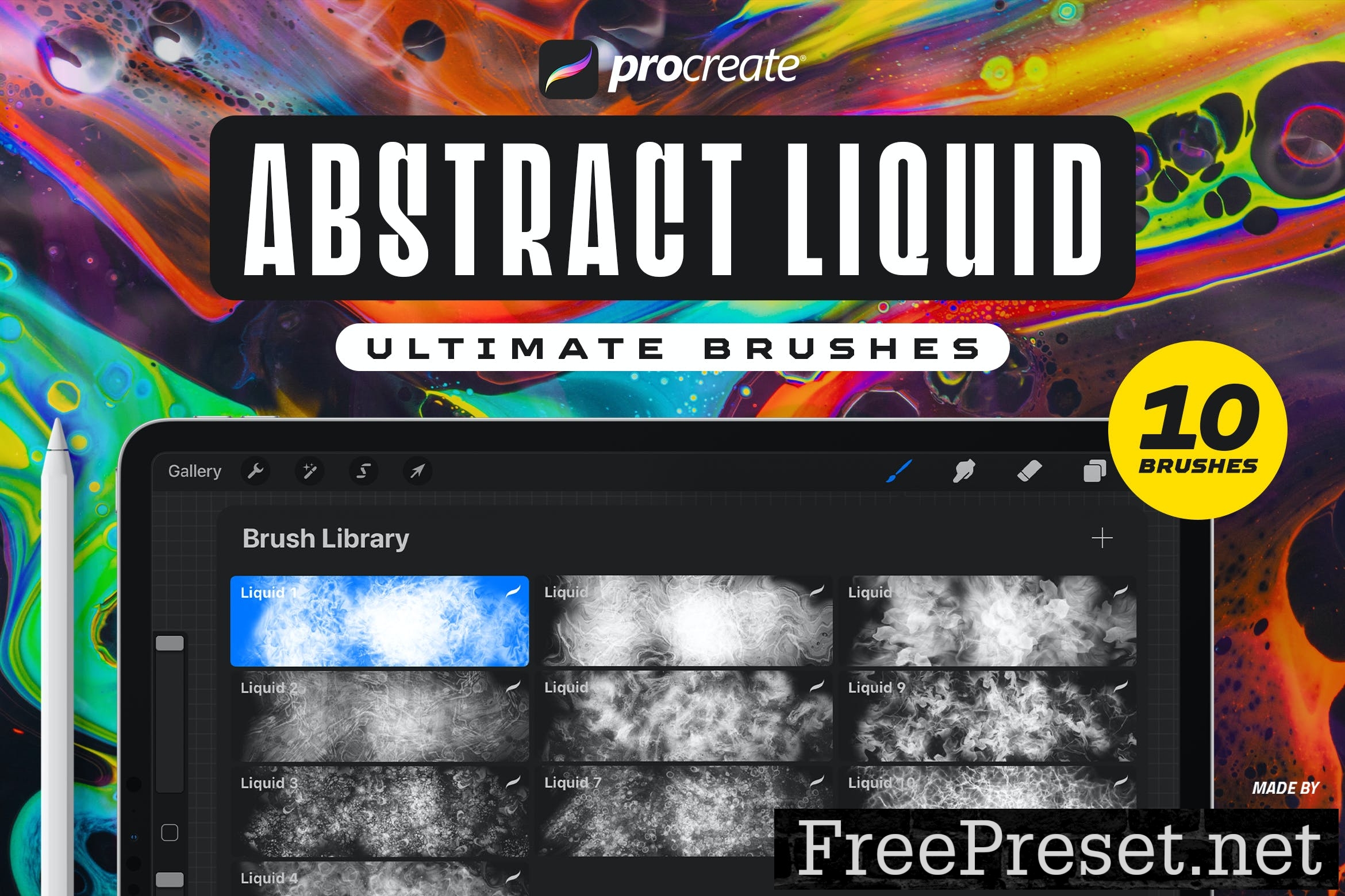 liquid brush procreate free