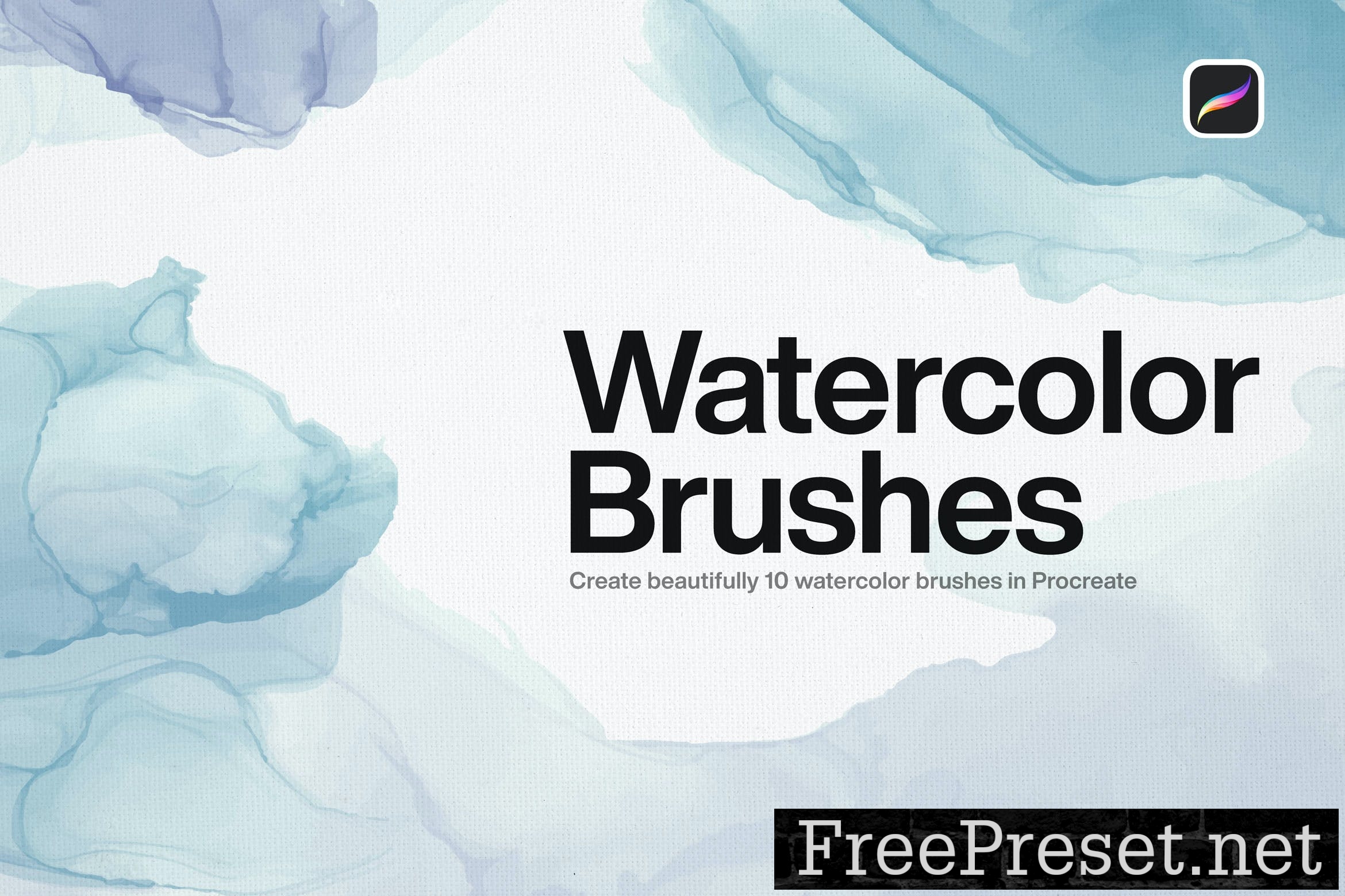 watercolor brush for procreate free