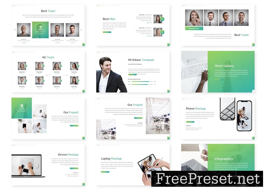 Abama - Business Google Slides Template TUXQF8U