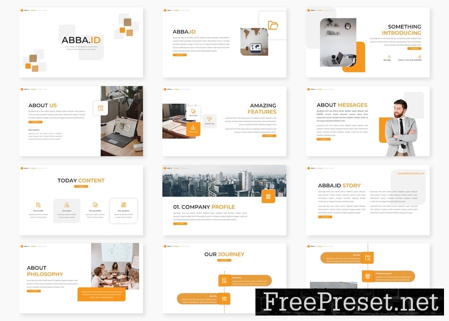 Abba.id - Business Google Slides Template TCEXTVB