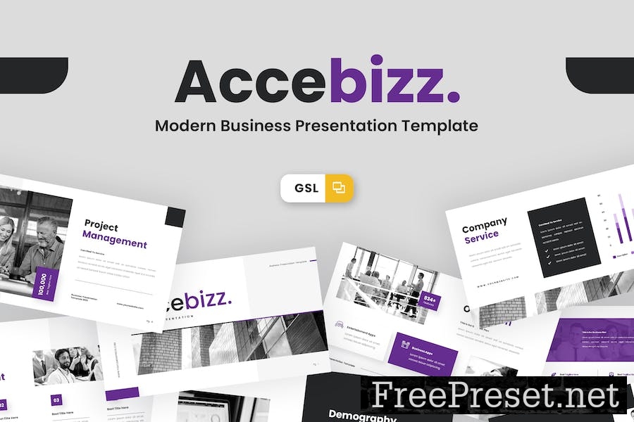 Accebizz - Business Google Slide Template 53Q4NM6