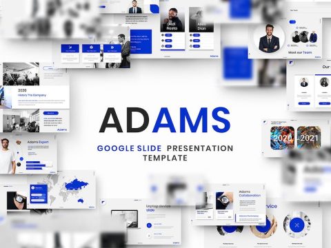 Adams - Business Google Slide Template YU5HAMN