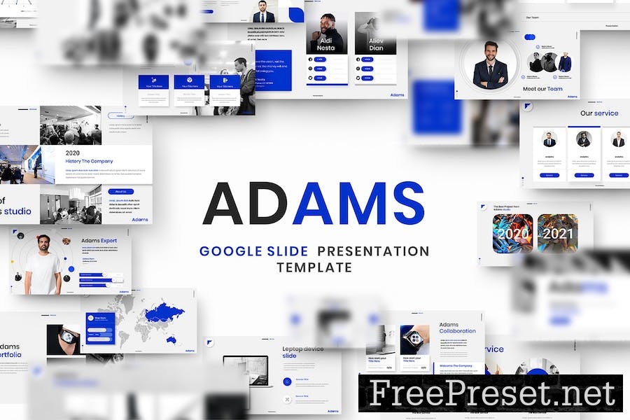 Adams - Business Google Slide Template YU5HAMN