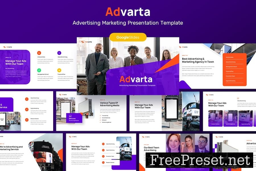 Advarta - Advertising Marketing Google Slides GDPZJFU