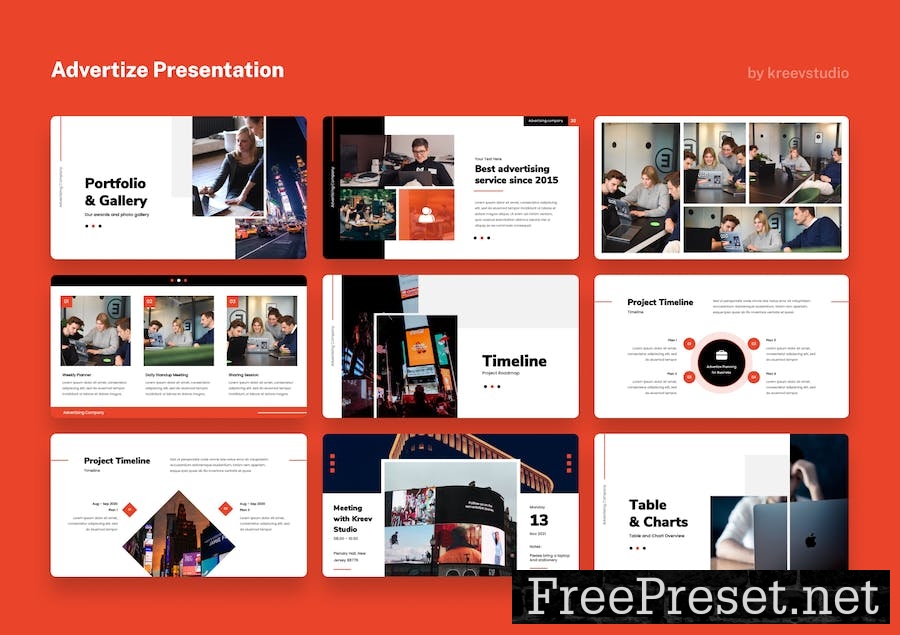 Advertize - Advertising Google Slides Presentation LTNCADB