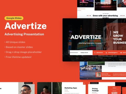 Advertize - Advertising Google Slides Presentation LTNCADB