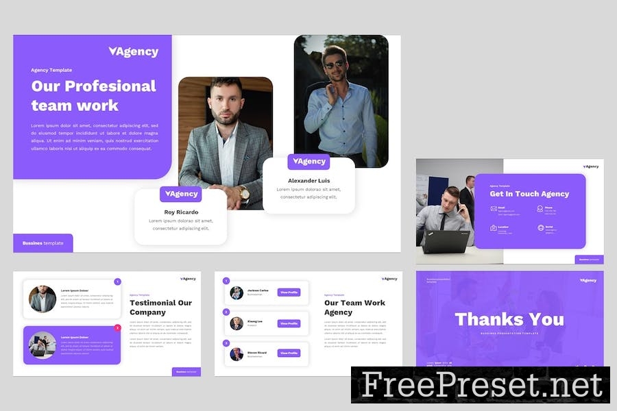 Agency - Business Google Slides Template 6X9BBV9