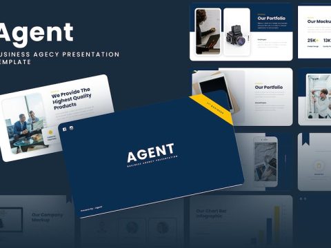 Agent - Business Agensy Google Slides Template 77CQ8PG