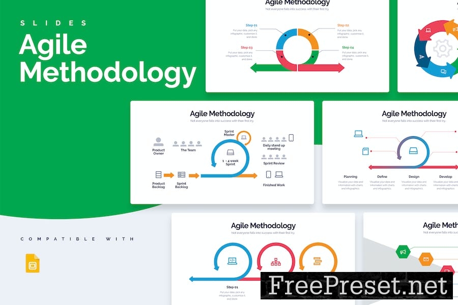 Agile Methodology Google Slides Infographics ZPETHCZ