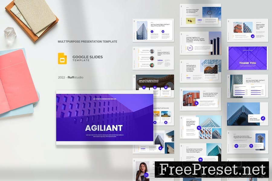 Agiliant - Multipurpose Google Slides Template BCFVCX4