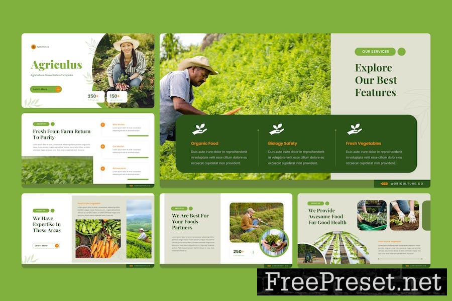 Agriculus - Agriculture Google Slide Template PZZGVBZ