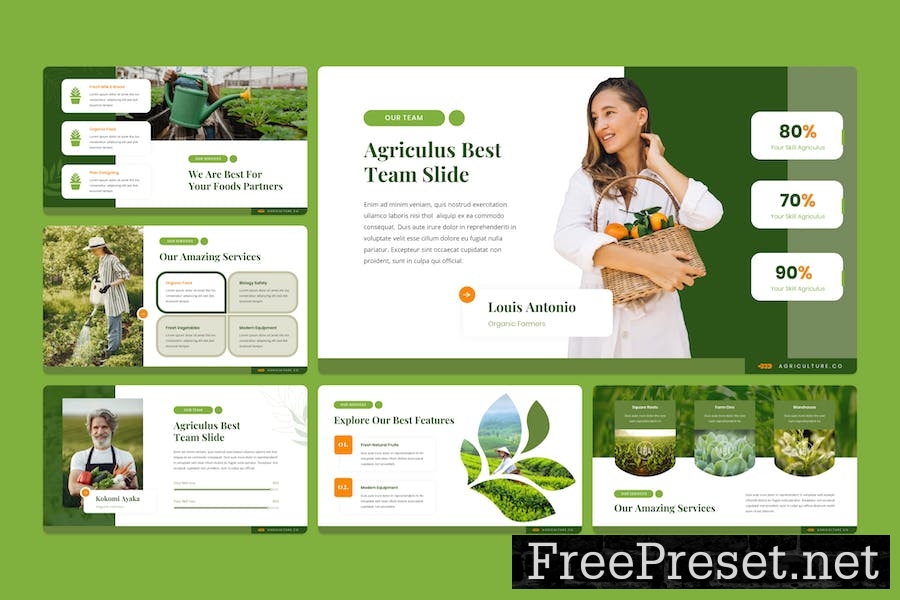 Agriculus - Agriculture Google Slide Template PZZGVBZ