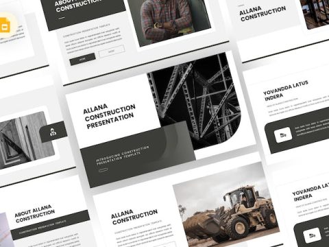 Allana - Construct Google Slides Template