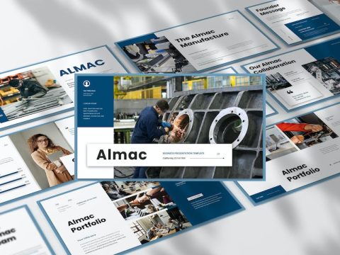 Almac Business Presentation Google Slide Template 4PYAG57