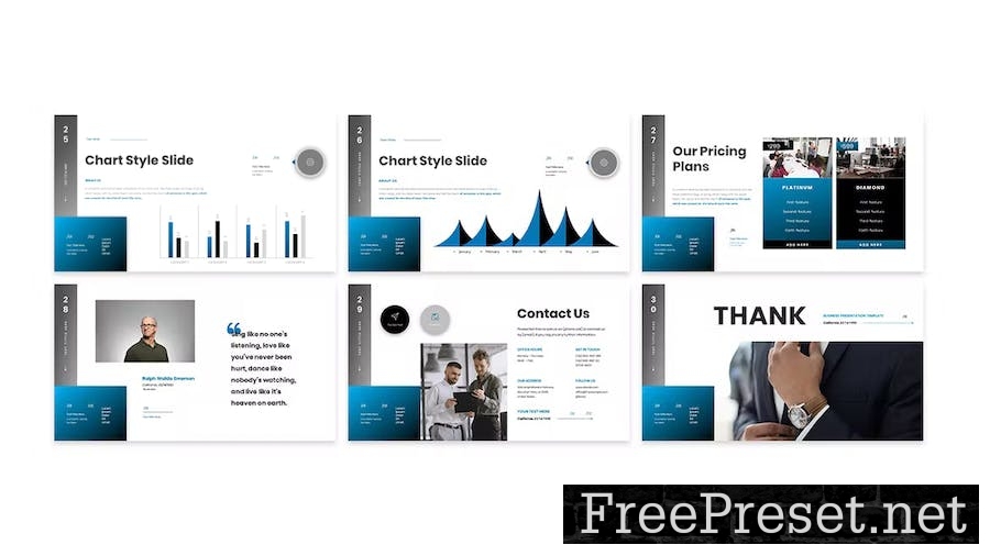 Alpha Business Presentation Google Slide Template BYM5HML