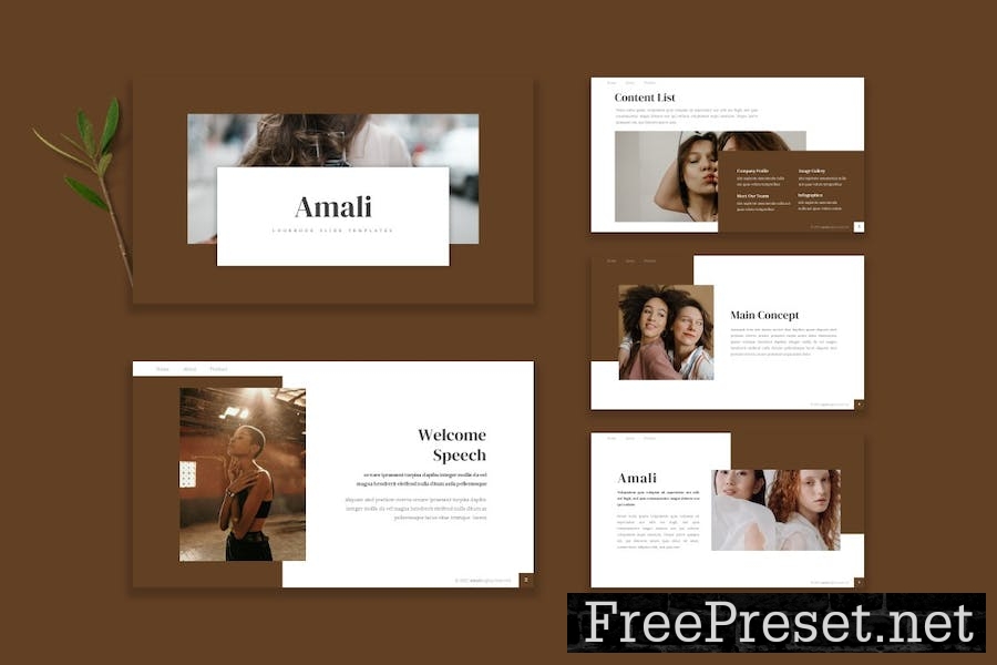 Amali - Google Slide Template CTLHYTJ