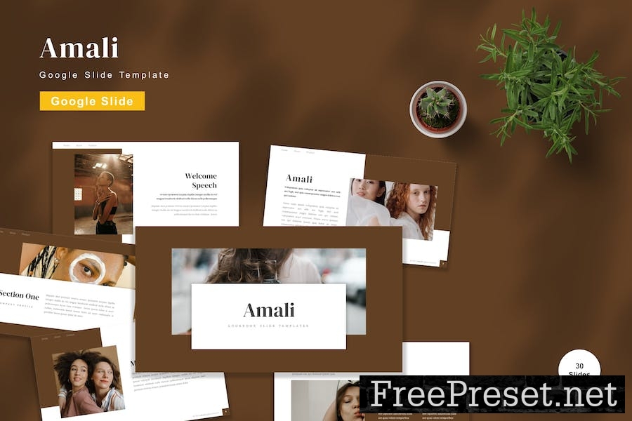 Amali - Google Slide Template CTLHYTJ