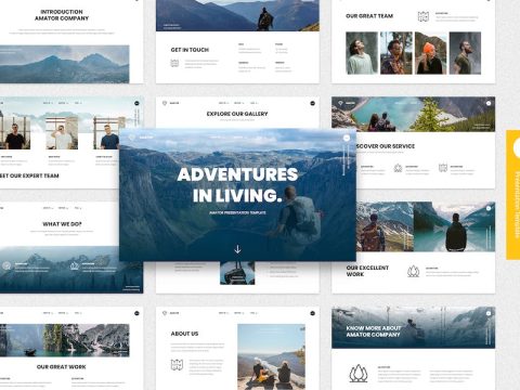 Amator - Adventure Google Slides Template M9FP2DU