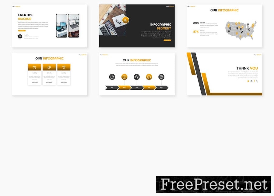 Amla Template - Business Google Slides Template 25DY9RR